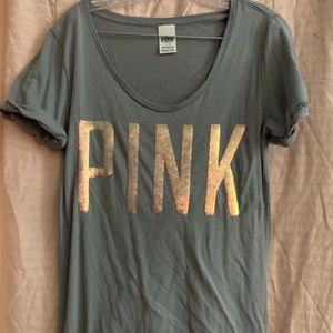 NWOT PINK sequin shirt